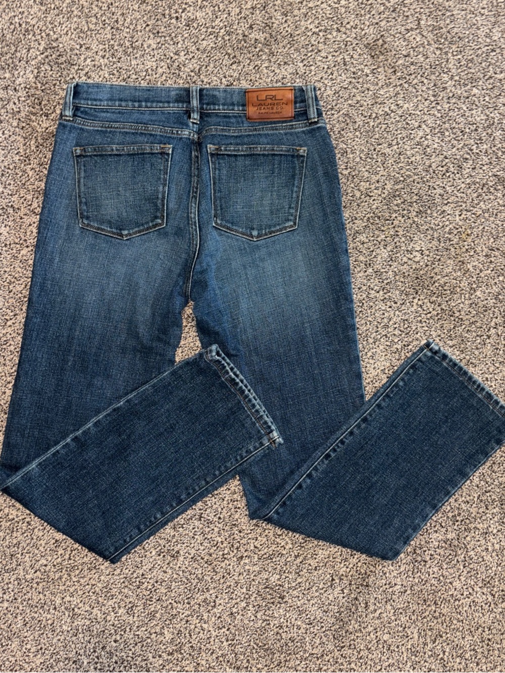 Lauren Ralph Lauren Women's Mid Wash Straight Leg Jeans Size 4 - Picture 5 of 5